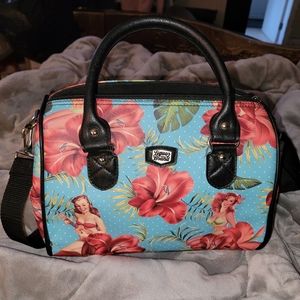 Brand New *Liquor Brand* bowler Hula Girl purse (sold through Sourpuss)